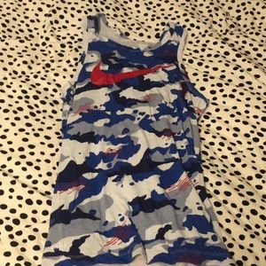 Nike Camo tank top- GREAT CONDITION WORN ONCE